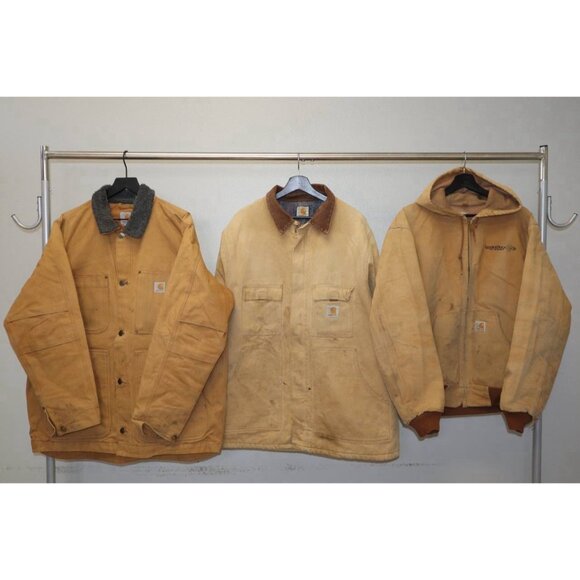 Vintage Carhartt Work Jacket Lot (9) USA Made Detroit 90s Bundle XL Mixed Sizes - Picture 8 of 16